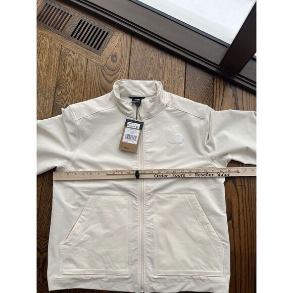 The North Face Women's XL Full-Zip Willow Stretch Jacket White Dune NEW - Picture 5 of 6